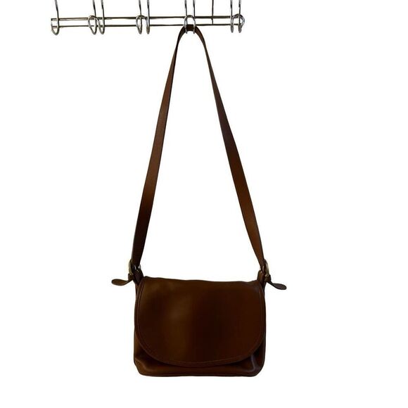 Coach leather vintage brown 10x8" crossbody vintage - Picture 1 of 13